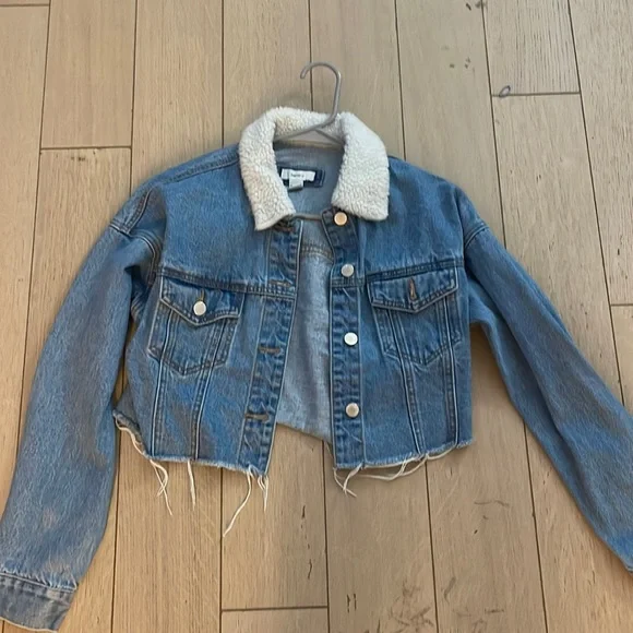 Forever 21 Jackets Coats Womens Forever Crop Jean Jacket